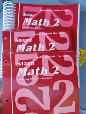 Saxon Math 2 Student Workbook Set- Teacher's Guide, Student Workbooks NEW
